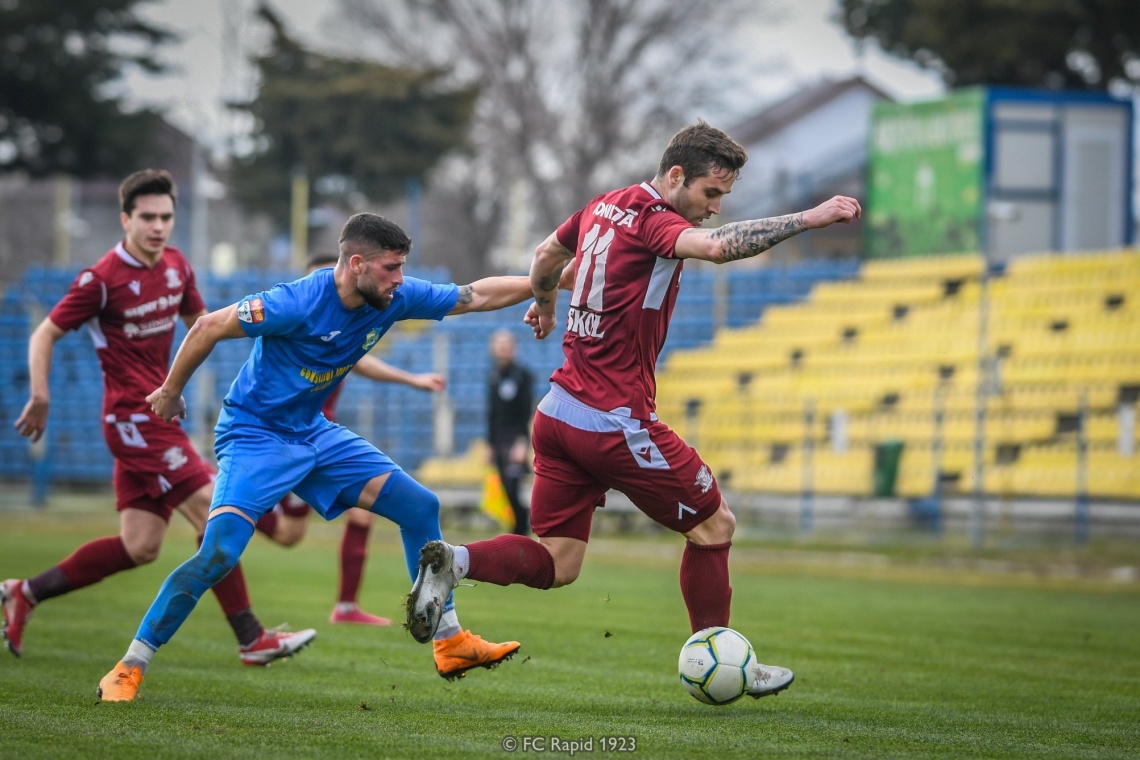Liga a 2-a | Victorie “fără dubii”: Rapid – Dunărea 4-0!