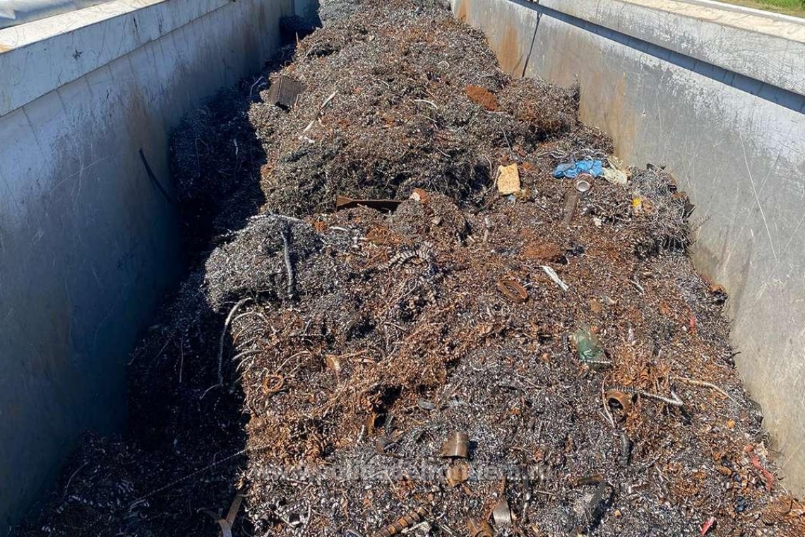 Peste 23 de tone deșeuri din șpan fier, oprite la P. T. F. Călărași