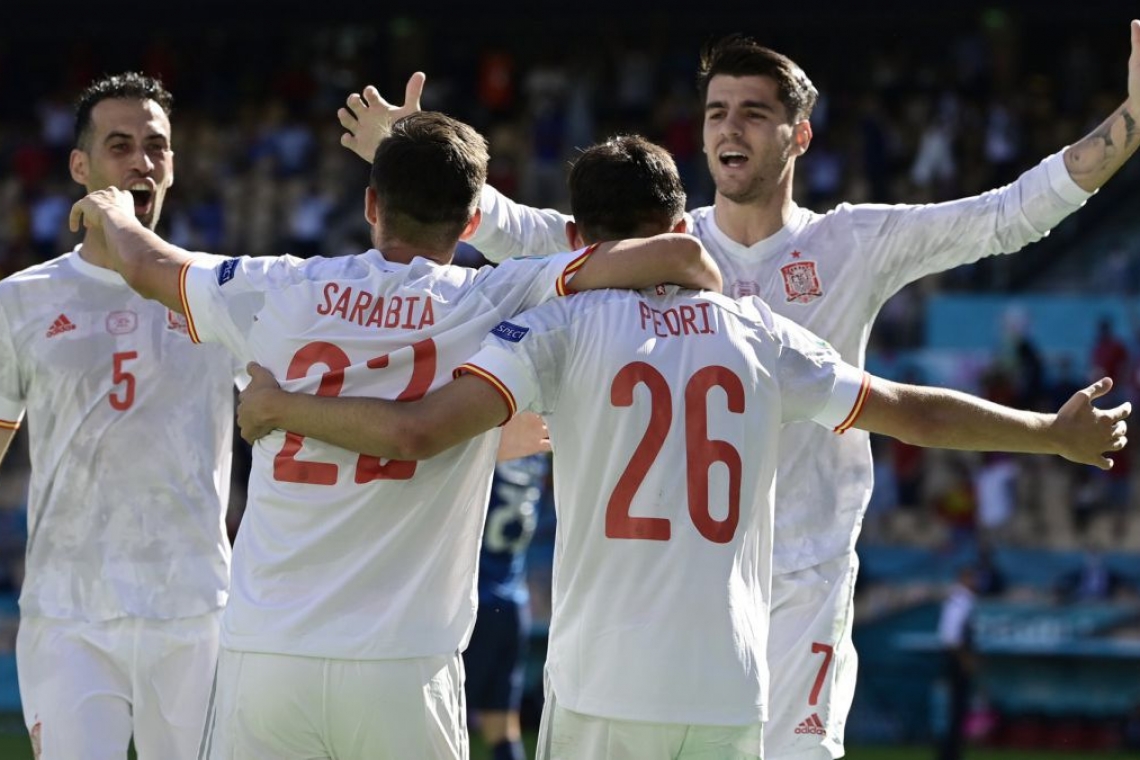EURO 2020 | Spania s-a calificat în optimi după o victorie categorică