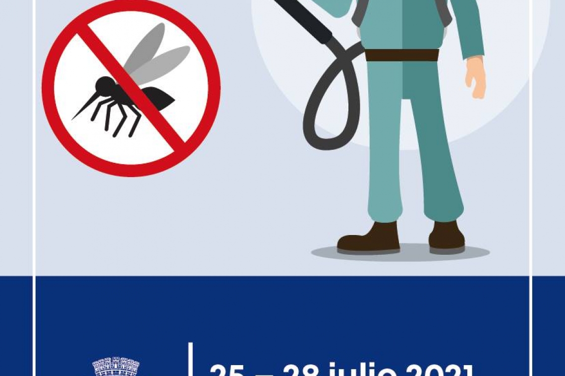  PMC | O nouă acţiune de dezinsecţie împotriva ţânţarilor: 25 – 28 iulie 2021