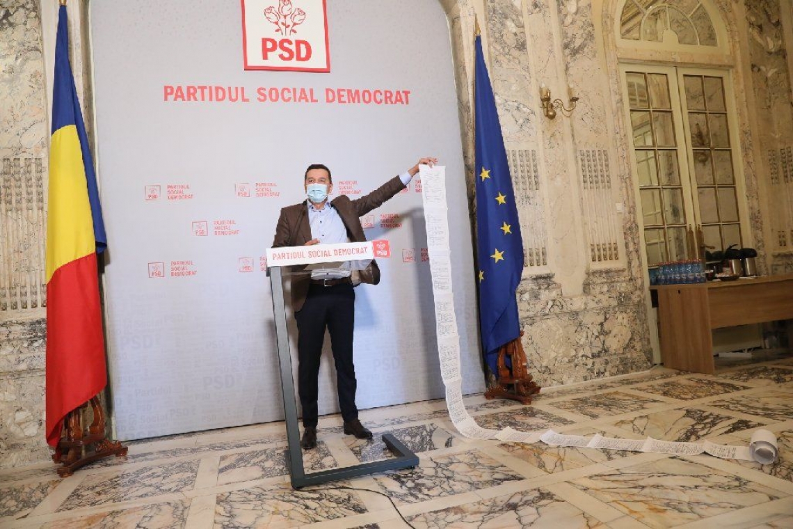 S. Grindeanu: Cei 157 de parlamentari ai PSD, senatori şi deputaţi, vor vota la vedere moțiunea de cenzură