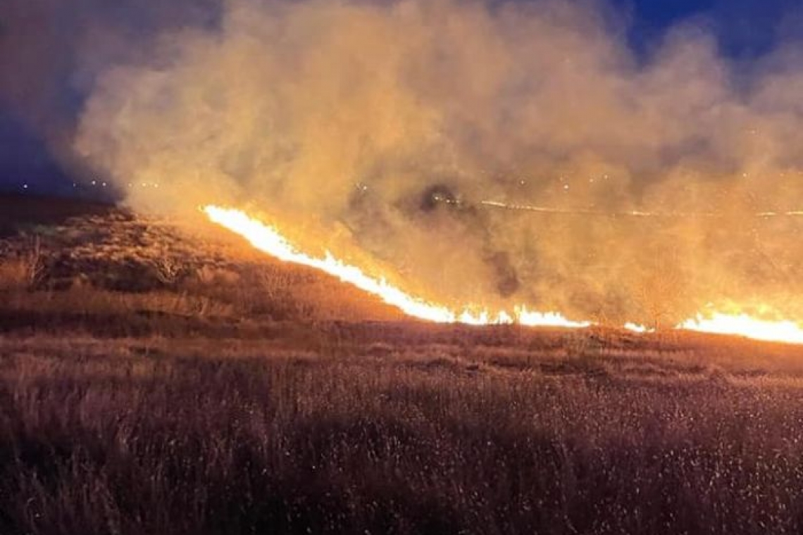  Pompierii militari călărășeni au lichidat trei incendii de vegetaţie uscată în localitățile Frăsinet, Ulmeni și Buzoieni