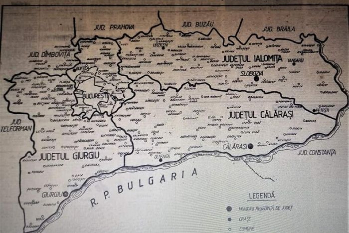 41 de ani de la înființarea județului Călărași