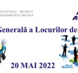 AJOFM Călăraşi | Bursa Generală a Locurilor de Muncă va fi organizată pe 20 mai 2022