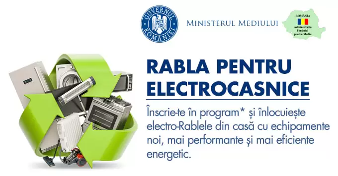 Lansarea primei etape a Programului Rabla pentru Electrocasnice, vineri, 24 iunie