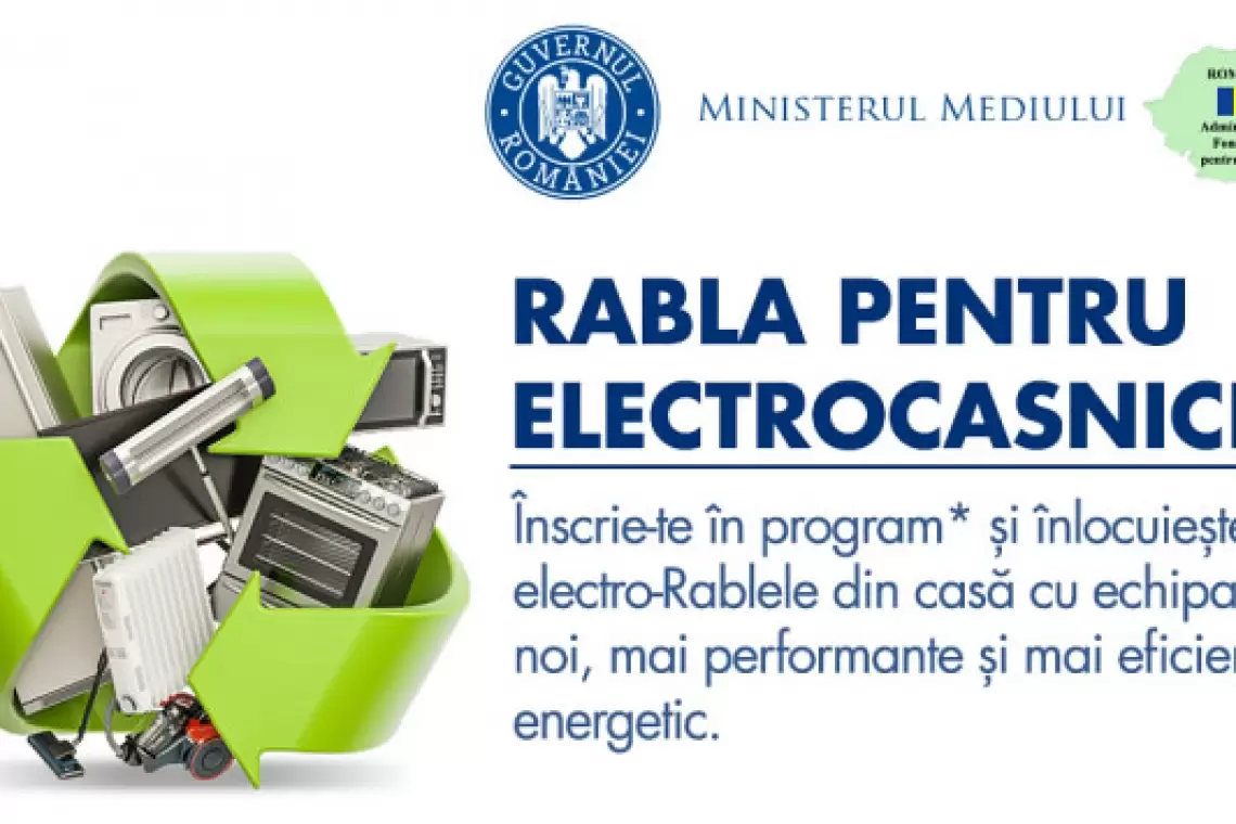 Lansarea primei etape a Programului Rabla pentru Electrocasnice, vineri, 24 iunie