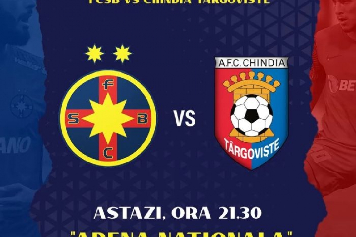 Superliga | Etapa 5: FCSB – Chindia Târgoviște, astăzi, ora 21.30