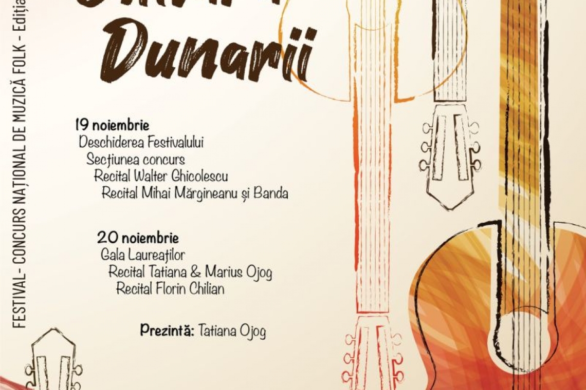 Secțiunea de concurs a festivalului “ Chitara Dunării”, anulată!