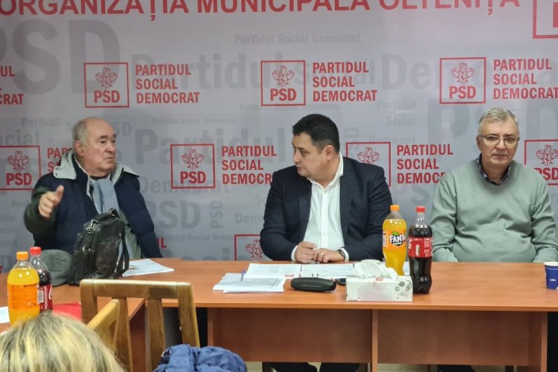 PSD Oltenița a anunțat revenirea în partid a fostului primar, Ștefan Dumitru