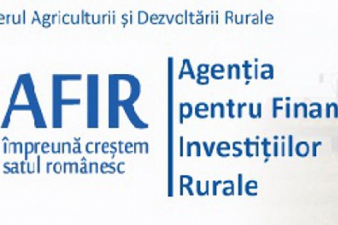 AFIR a finanțat cu fonduri europene din FEADR peste 2.400 de proiecte de utilitate publică în mediul rural