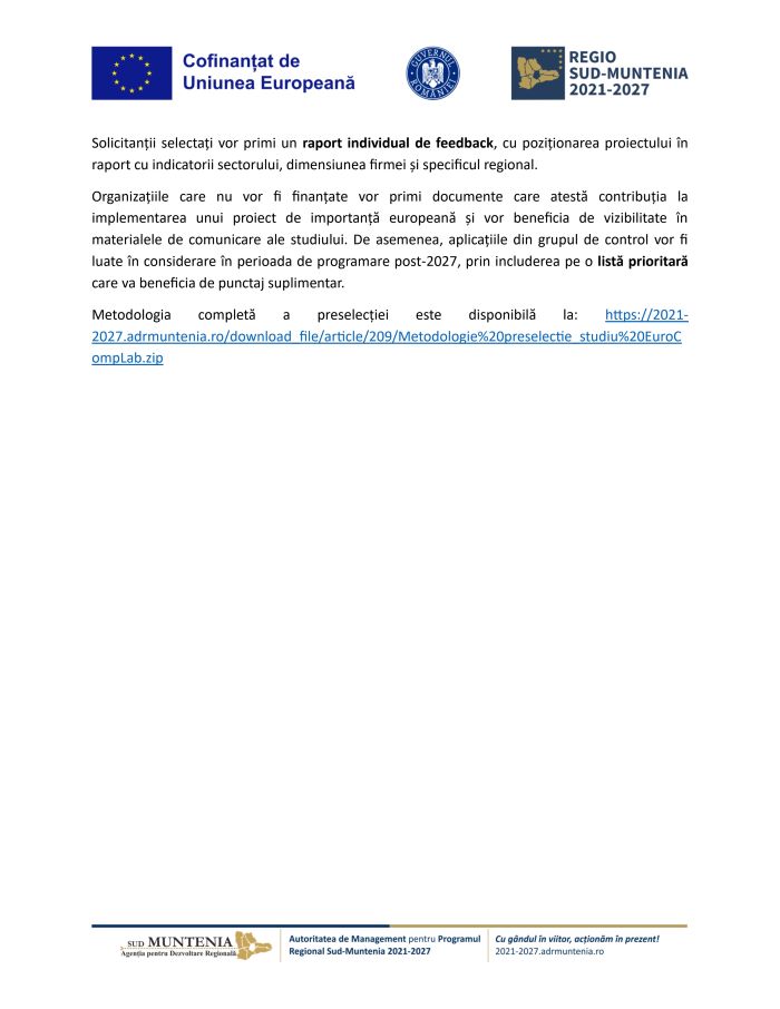 Comunicat EuroComp2